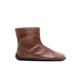 Barefoot kotníkové boty Be Lenka Polar - Brown 37