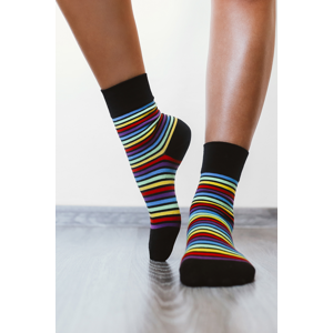 Barefoot ponožky - duhové 35-38
