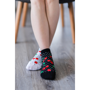 Barefoot ponožky krátké - Třešně 35-38