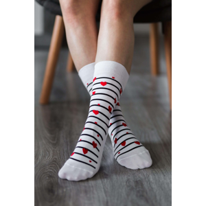 Barefoot ponožky - Srdíčka 43-46