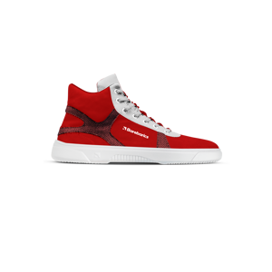 Barefoot tenisky Barebarics Hifly - Red & White 47