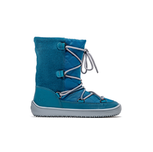 Dětské zimní barefoot boty Be Lenka Snowfox Kids - Dark Teal 25