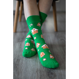 Zimní barefoot ponožky - Perníčky 43-46